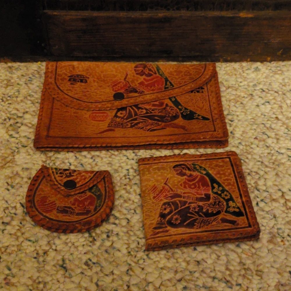 3 piece wallet set